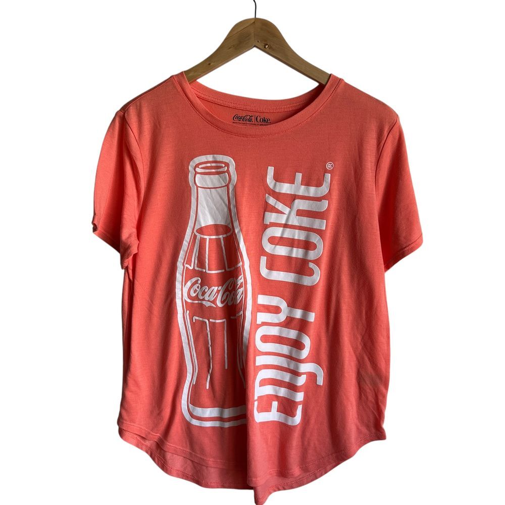 Coca Cola‎ Tee Graphic Shirt Short Sleeve Orange XXL NWOT